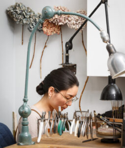 Maki Okamoto, jewellery and object maker in Stockholm.